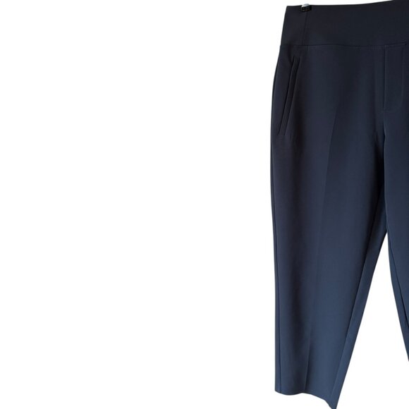 Athleta Endless High Rise Pant Sz 8P Grey Blue Comfort Travel Athleisure Stretch - Picture 13 of 15